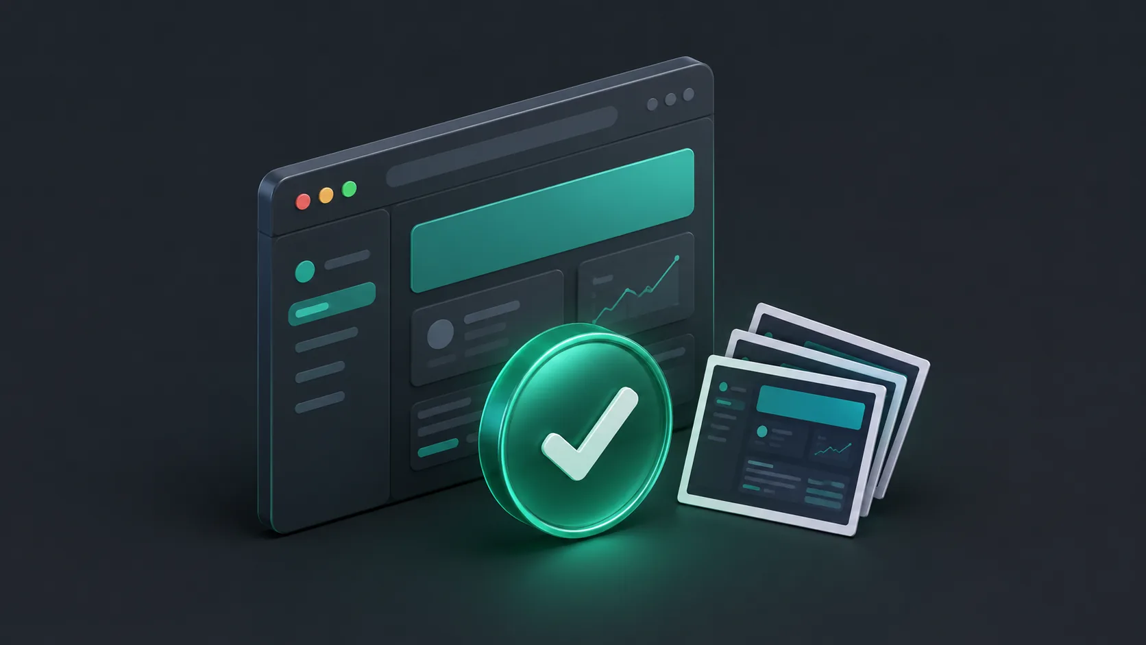 A completed task with a proof checkmark and captured screenshots